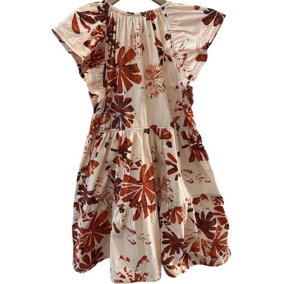 Marie Oliver Kara Aloha Poplin Mini Dress Multicolor Size Medium - Picture 4 of 11